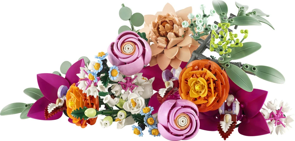 LEGO® Botanicals Daili rausvų gėlių puokštė (10342)