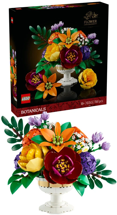 LEGO® Botanicals Gėlių kompozicija Namų dekoras 10345