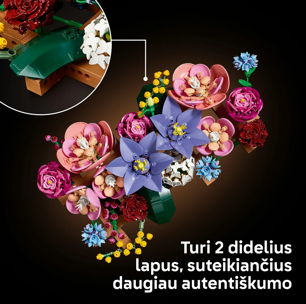 LEGO® Botanicals Gėlių sienelė Dekoras 11503