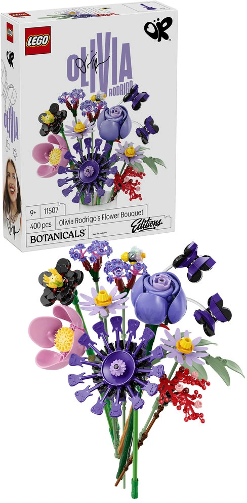 LEGO® Botanicals ir LEGO® Editions Olivijos Rodrigo gėlių puokštė 11507