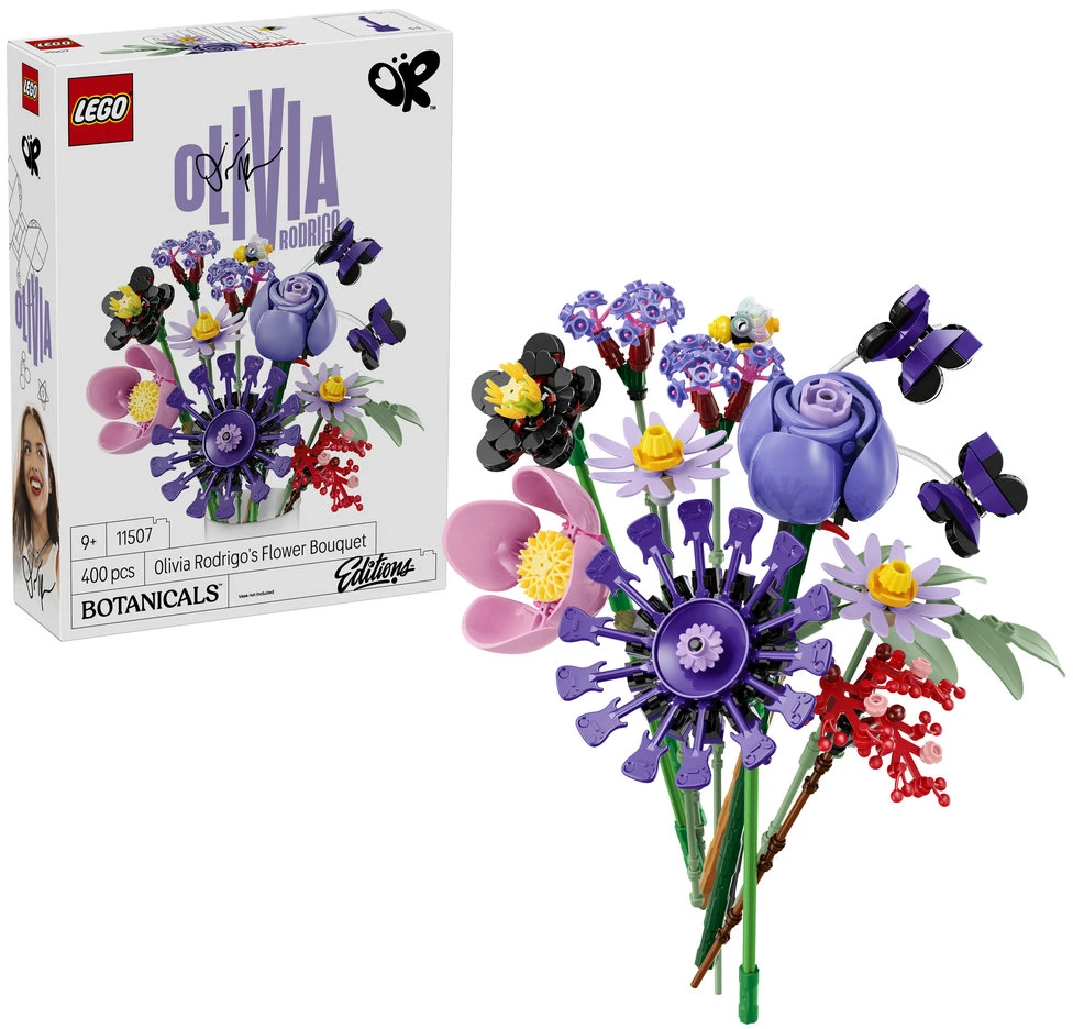 LEGO® Botanicals ir LEGO® Editions Olivijos Rodrigo gėlių puokštė 11507
