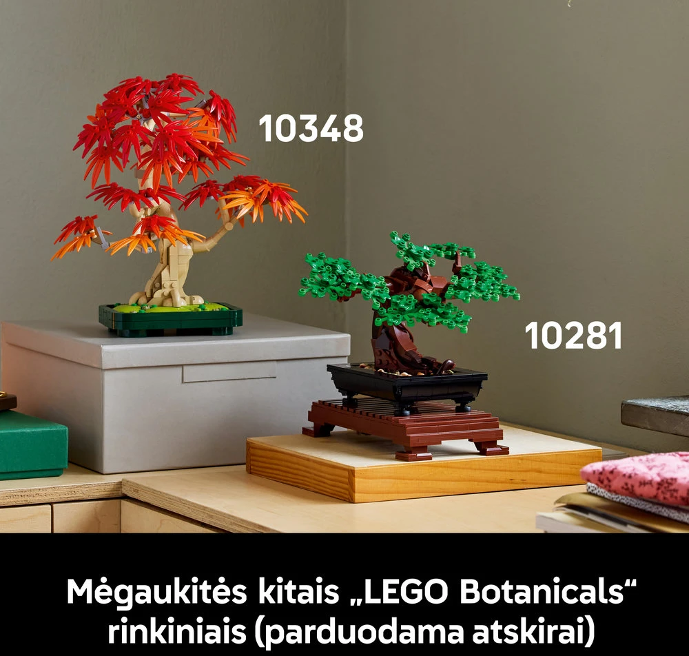 „LEGO® Botanicals“ japoninio raudonojo klevo bonsas 10348