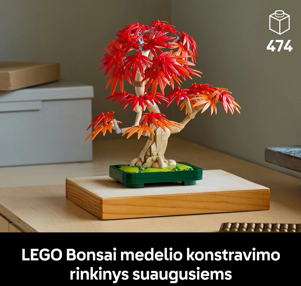 „LEGO® Botanicals“ japoninio raudonojo klevo bonsas 10348