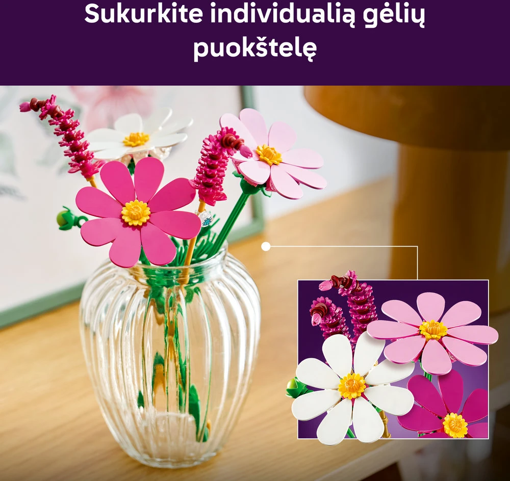 LEGO® Botanicals Kosmėjos Konstravimo rinkinys 11514
