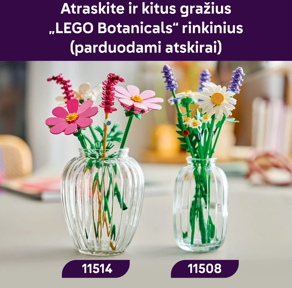 LEGO® Botanicals Kosmėjos Konstravimo rinkinys 11514
