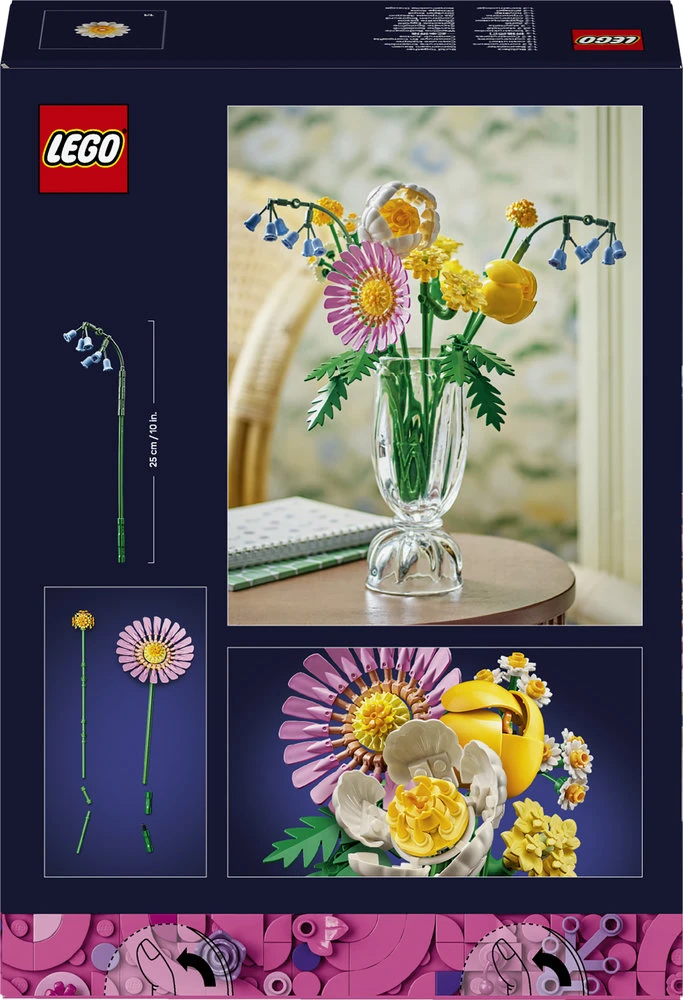 LEGO® Botanicals Linksma puokštelė Dekoro rinkinys 10347