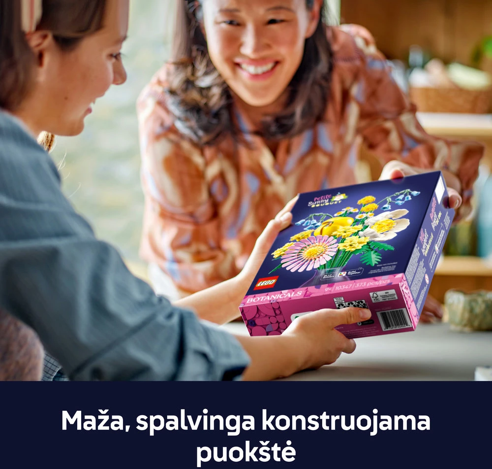 LEGO® Botanicals Linksma puokštelė Dekoro rinkinys 10347
