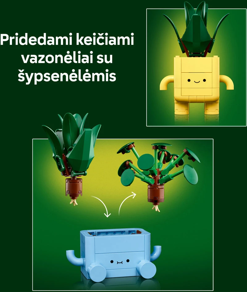 LEGO Botanicals Linksmi augalai 10349