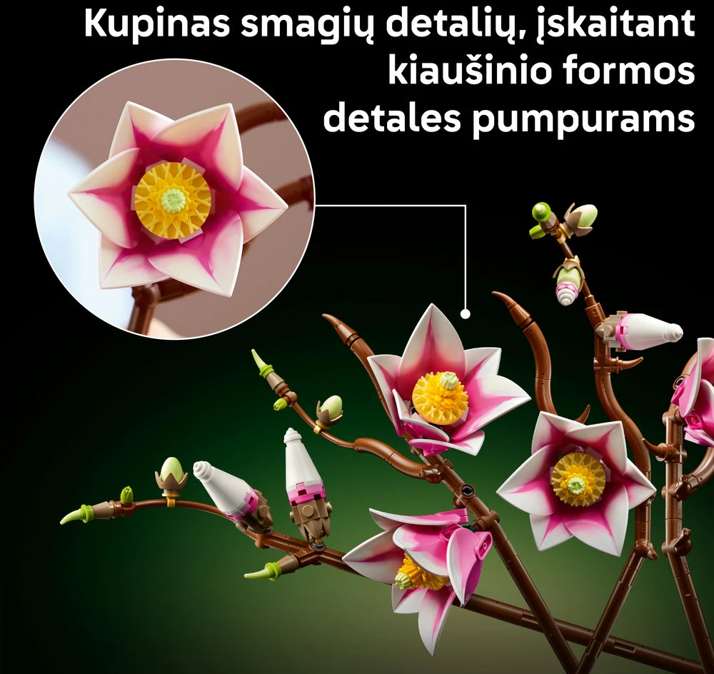 LEGO® Botanicals Magnolijos šakelės, 11510