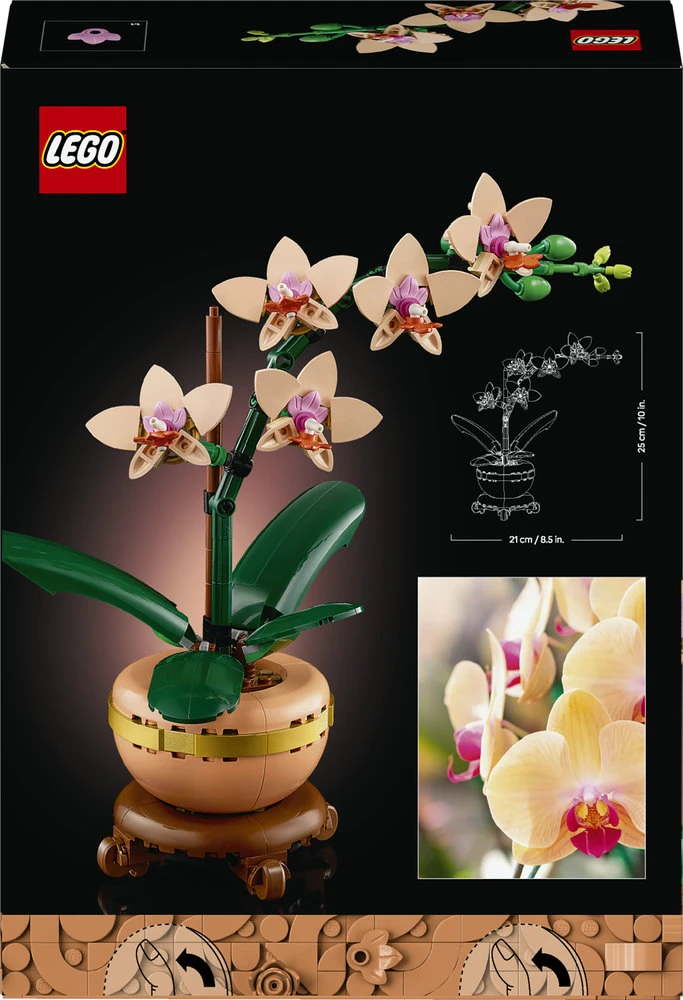 LEGO® Botanicals Mini orchidėja Augalo dovana 10343