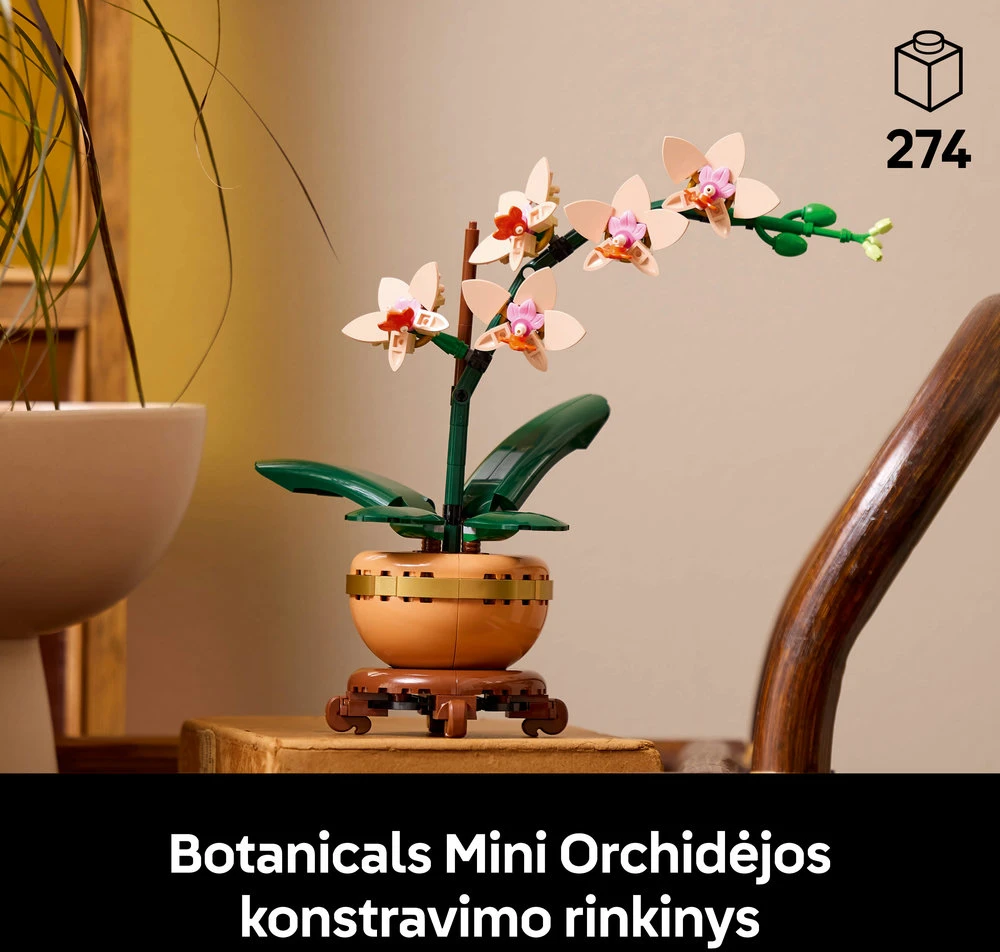 LEGO® Botanicals Mini orchidėja Augalo dovana 10343