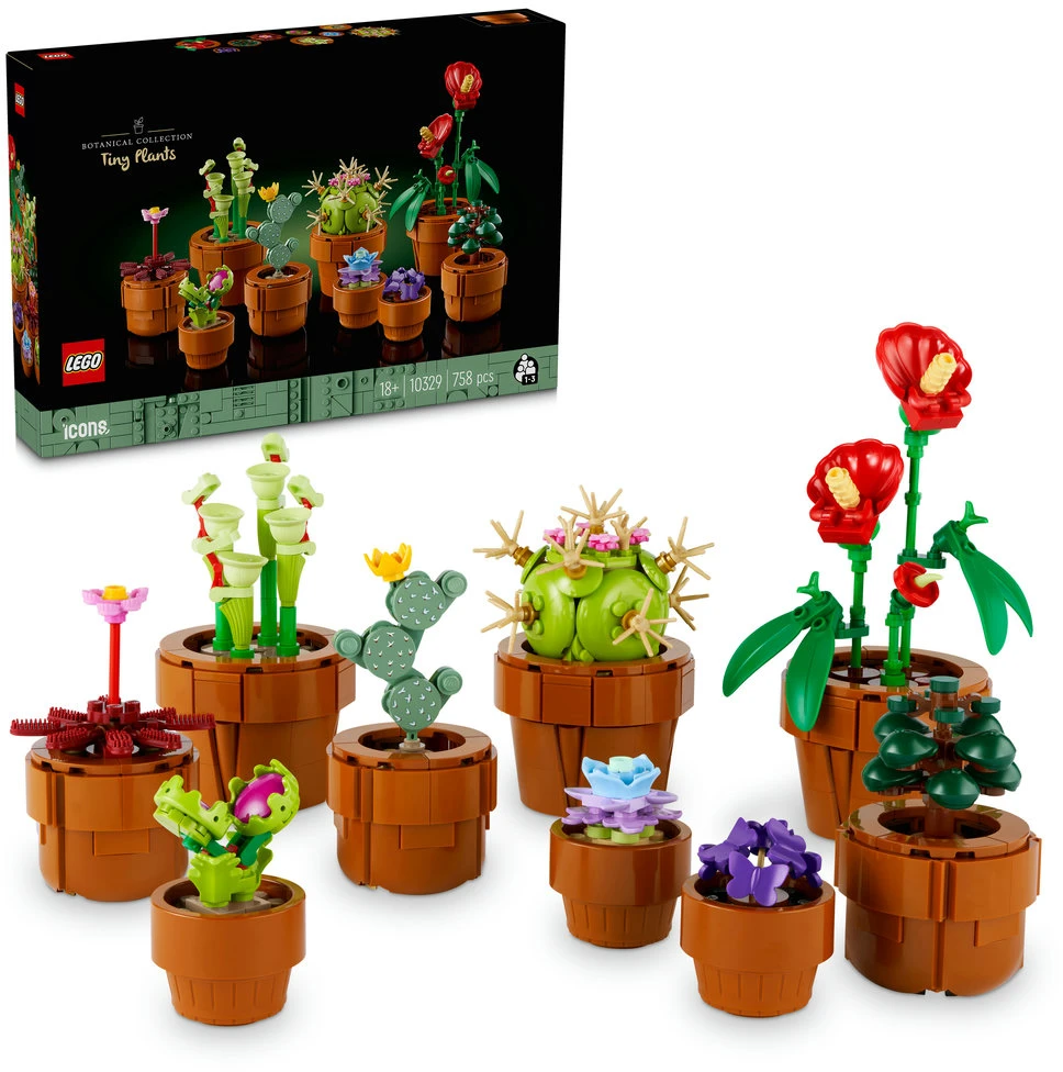 LEGO® Icons Miniatiūriniai augalai (10329)