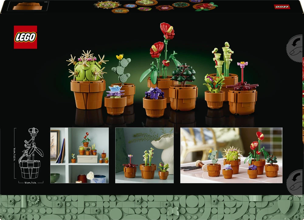 LEGO® Icons Miniatiūriniai augalai (10329)