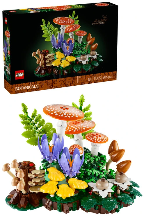 LEGO® Botanicals Miško grybai Konstravimo rinkinys 11505