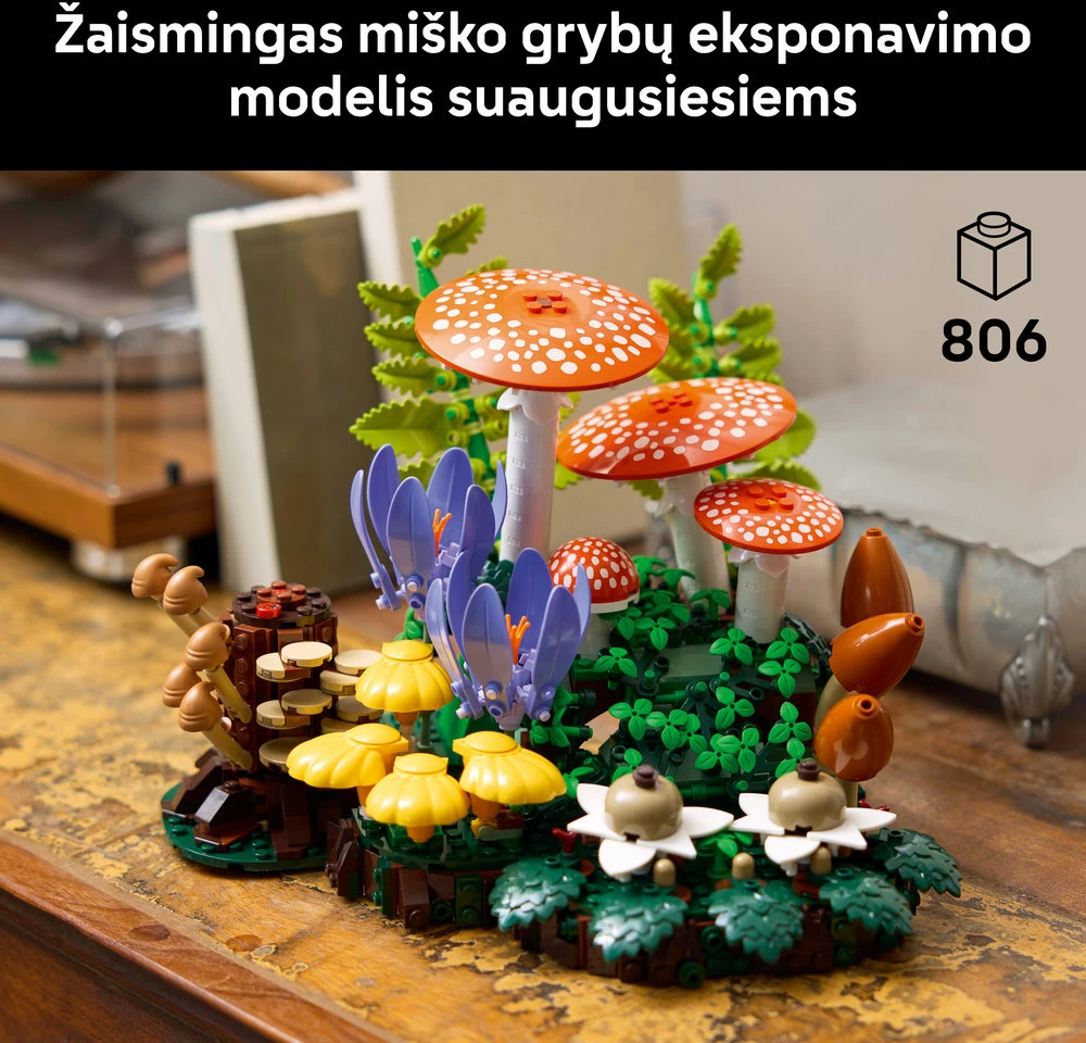 LEGO® Botanicals Miško grybai Konstravimo rinkinys 11505