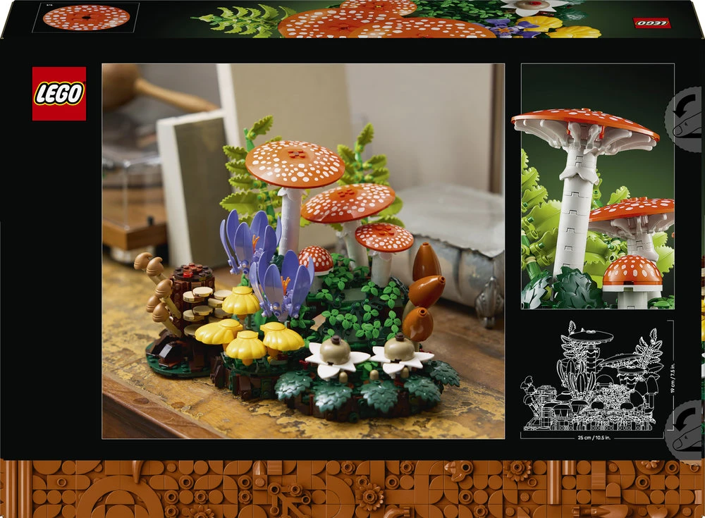 LEGO® Botanicals Miško grybai Konstravimo rinkinys 11505