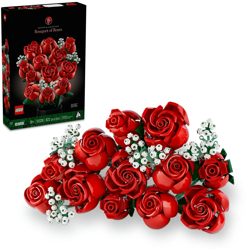 LEGO® Icons Rožių puokštė (10328)
