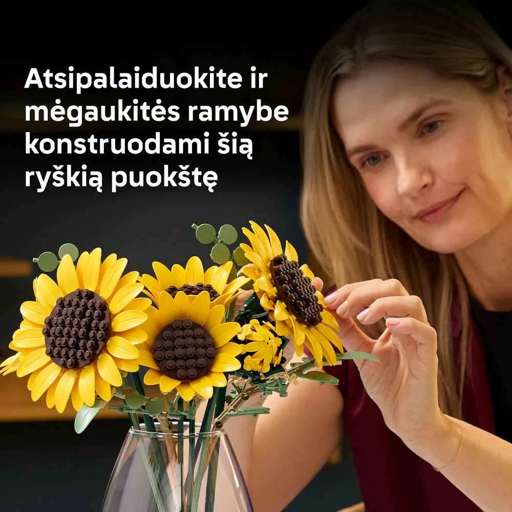 LEGO® Botanicals Saulėgrąžų puokštė, 11502