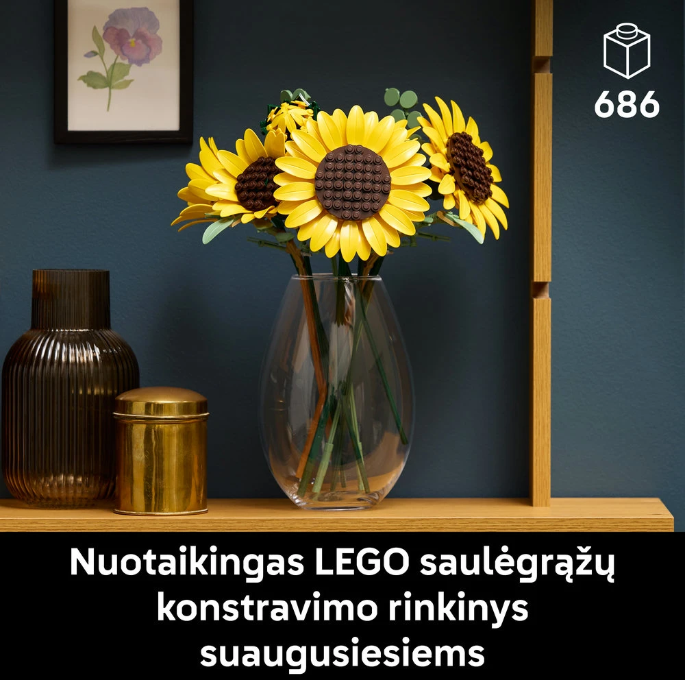 LEGO® Botanicals Saulėgrąžų puokštė, 11502