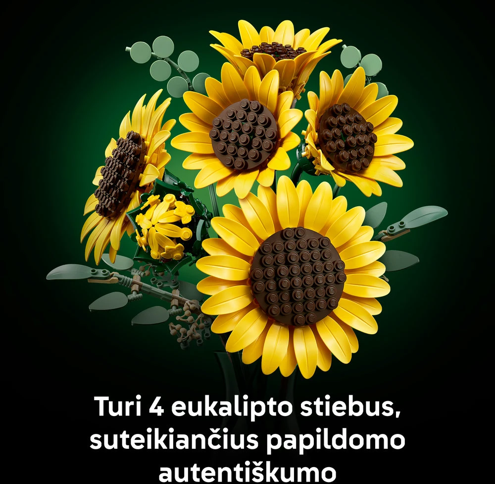 LEGO® Botanicals Saulėgrąžų puokštė, 11502