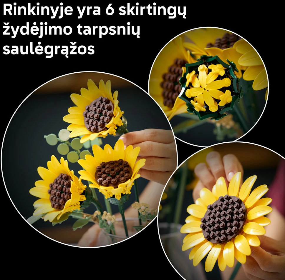 LEGO® Botanicals Saulėgrąžų puokštė, 11502