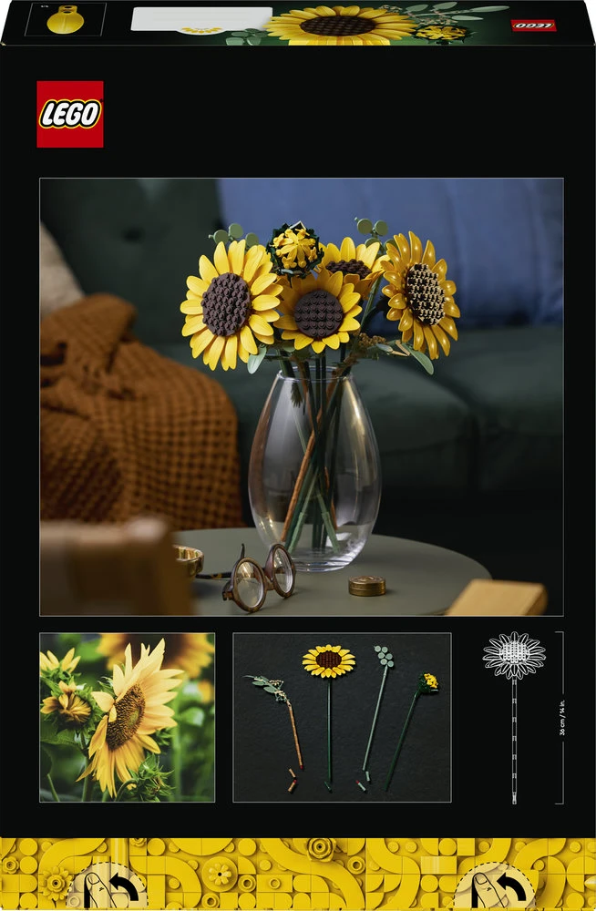 LEGO® Botanicals Saulėgrąžų puokštė, 11502