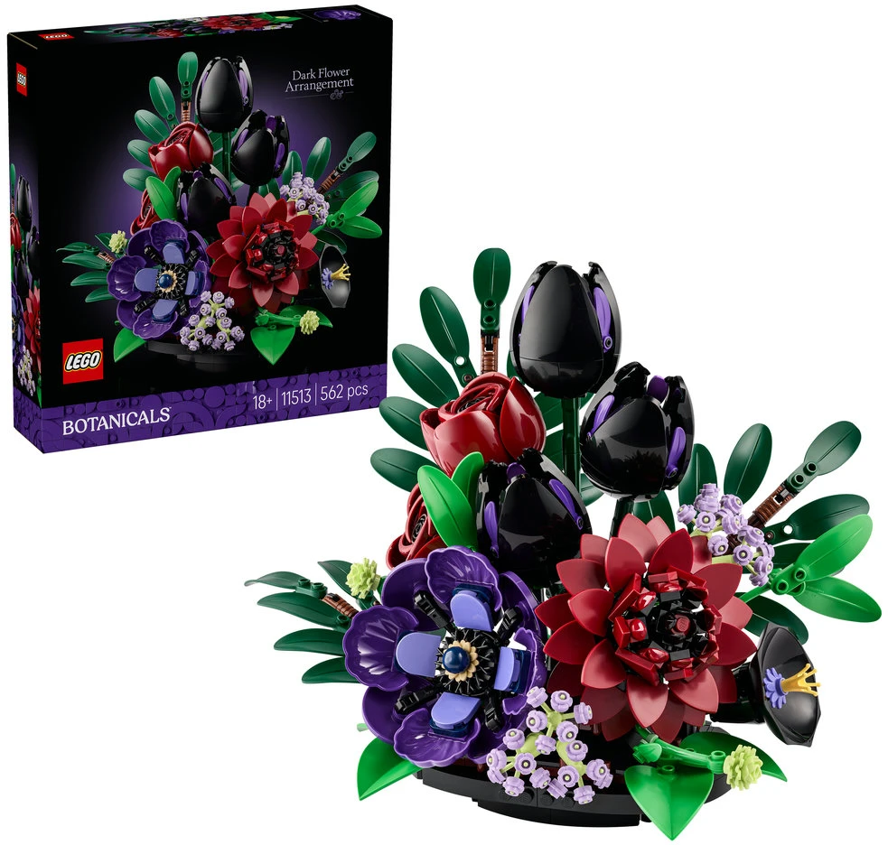 LEGO® Botanicals Tamsių gėlių kompozicija Rinkinys 11513