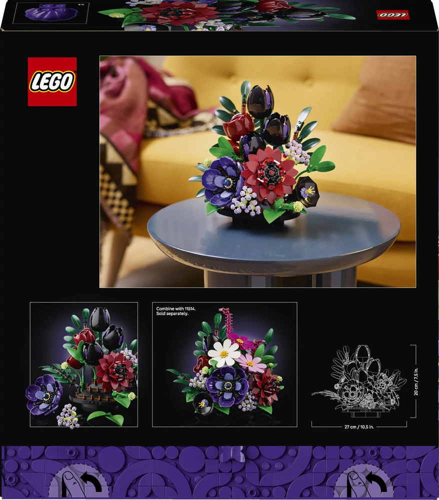 LEGO® Botanicals Tamsių gėlių kompozicija Rinkinys 11513