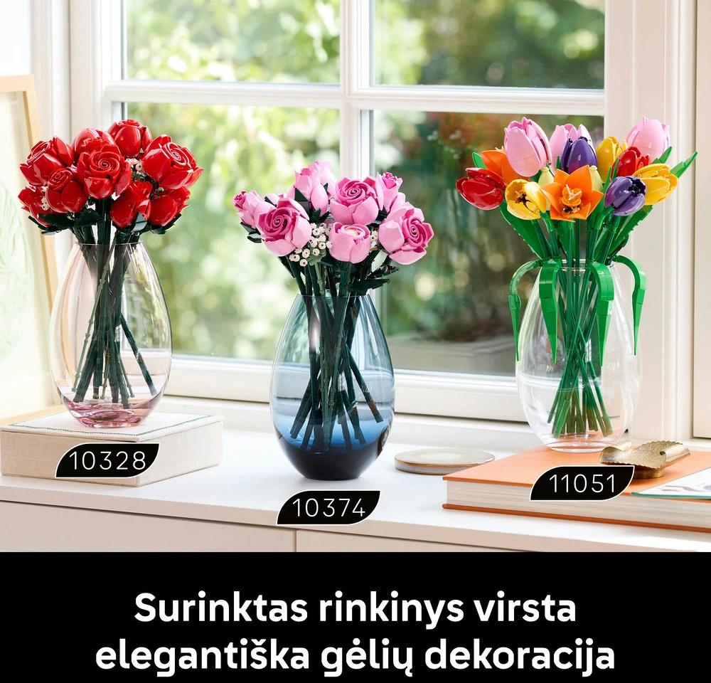 LEGO Botanicals Tulpių puokštė 11501