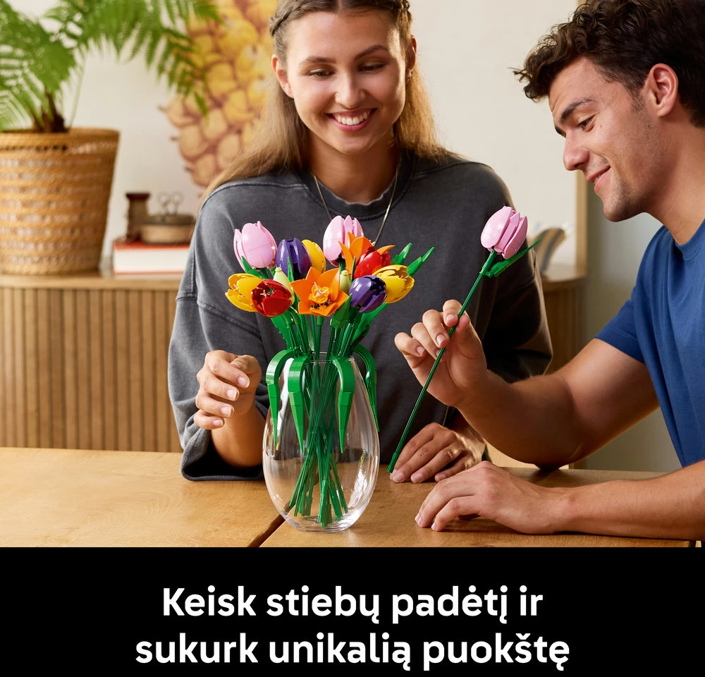 LEGO Botanicals Tulpių puokštė 11501