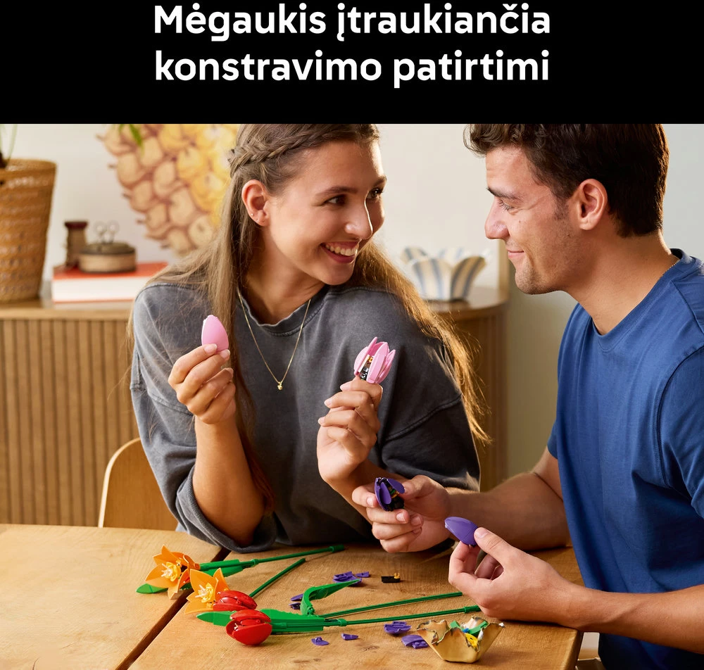 LEGO Botanicals Tulpių puokštė 11501
