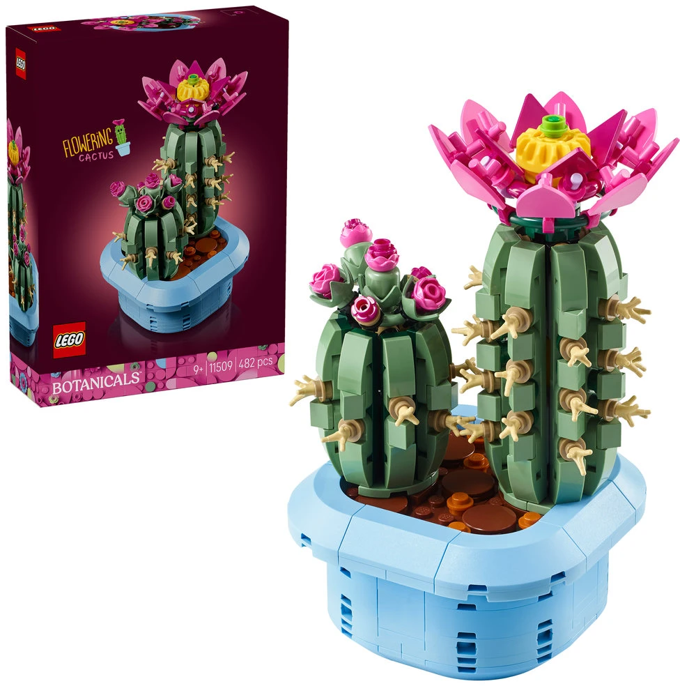 LEGO® Botanicals Žydintis kaktusas Augalų dekoras 11509