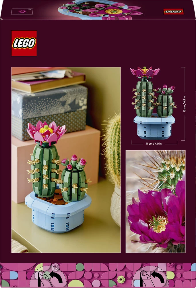 LEGO® Botanicals Žydintis kaktusas Augalų dekoras 11509
