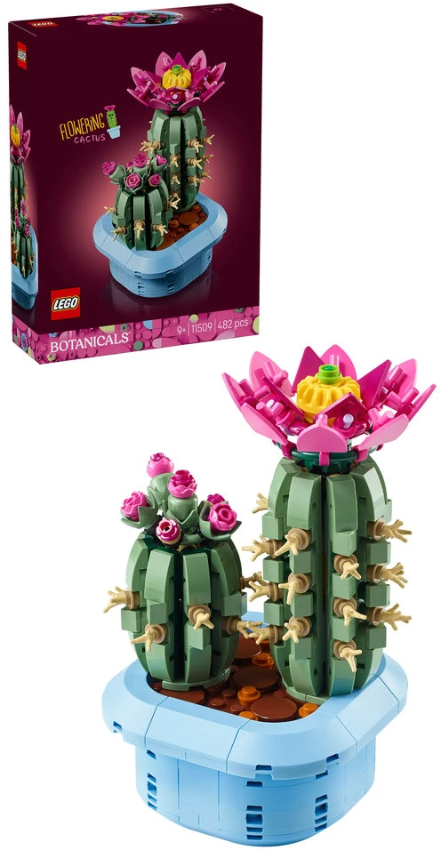 LEGO® Botanicals Žydintis kaktusas Augalų dekoras 11509