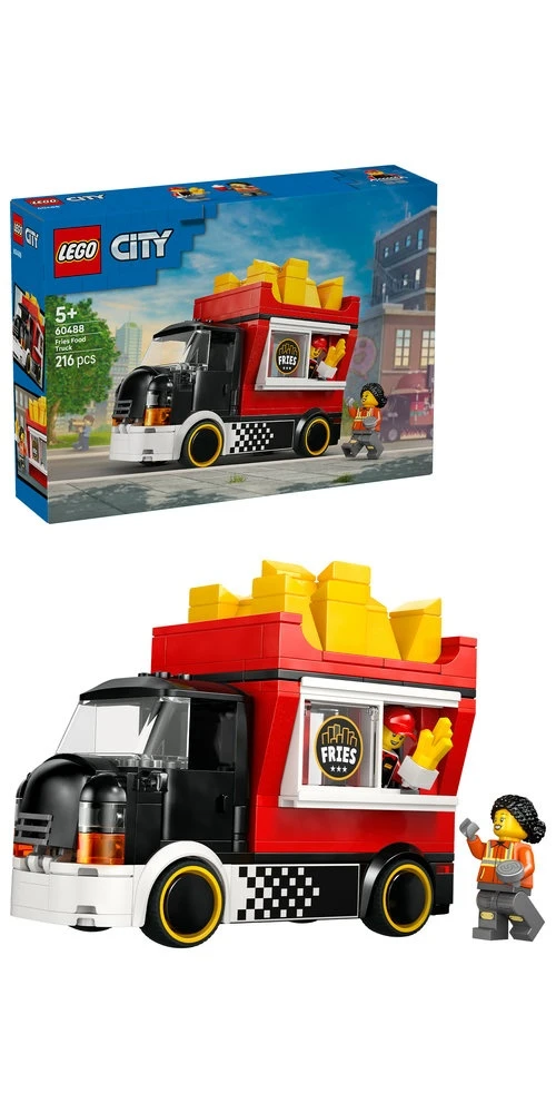 LEGO® City „Ratai“ – bulvyčių furgonas, žaislas, konstravimo rinkinys, 60488