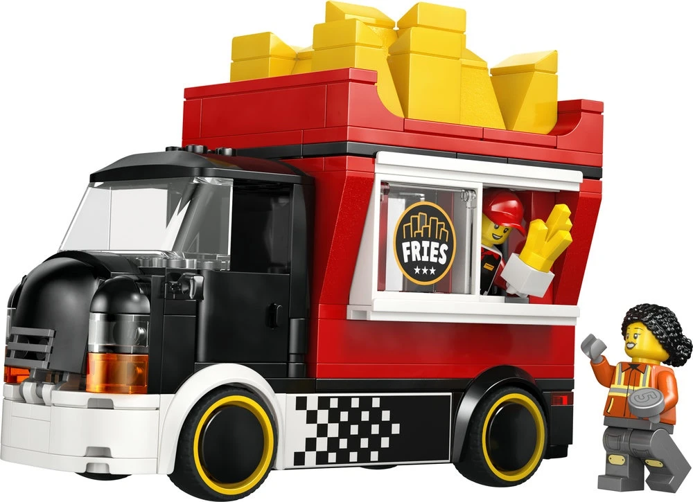LEGO® City „Ratai“ – bulvyčių furgonas, žaislas, konstravimo rinkinys, 60488