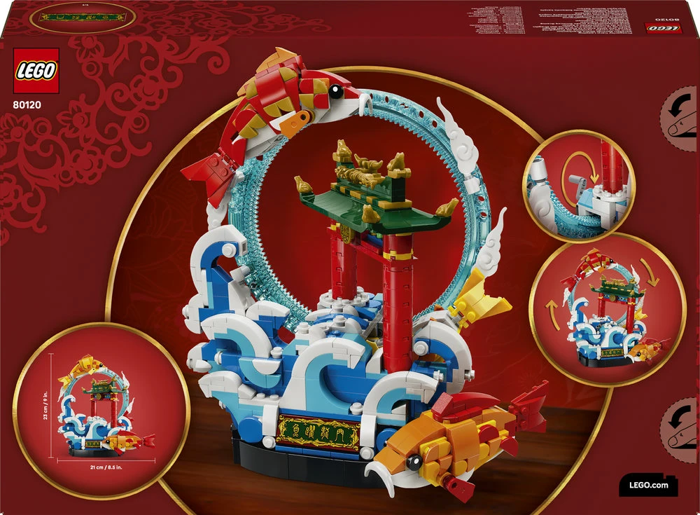 LEGO® Chinese Festivals Gerovę simbolizuojantis šokantis karpis 80120