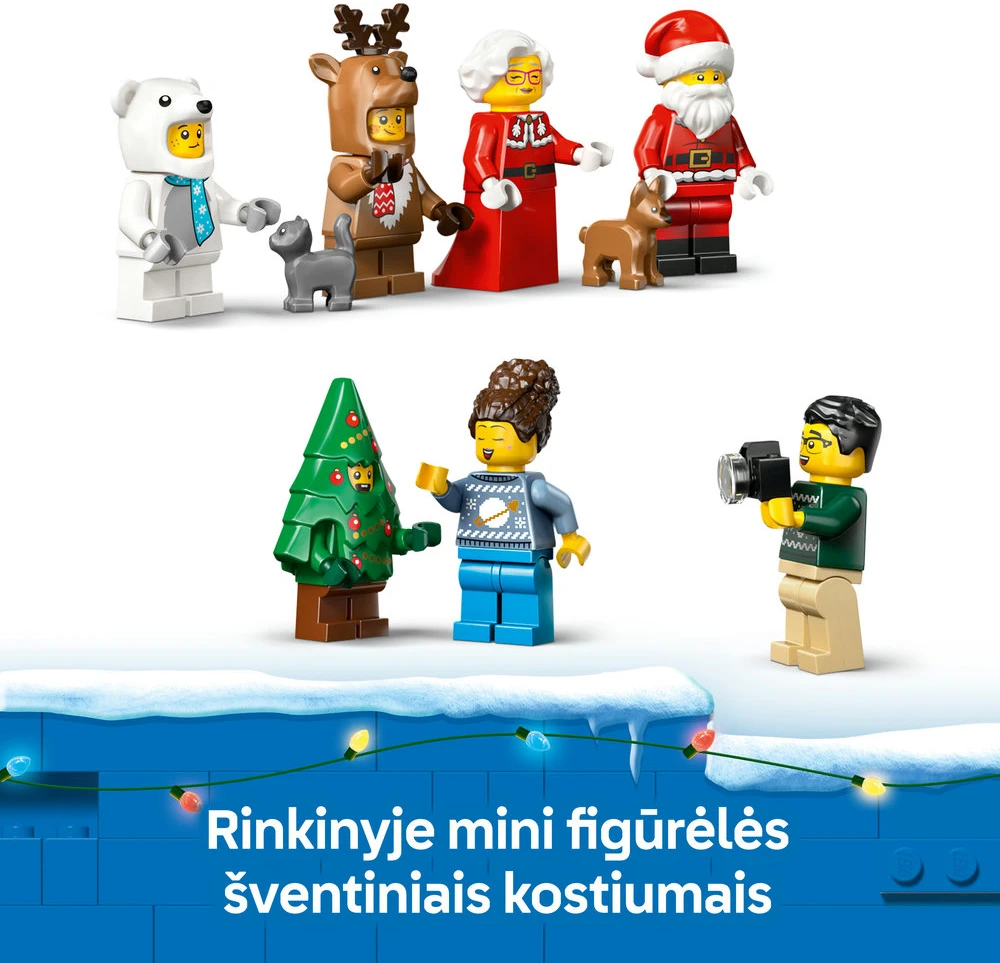 LEGO® City 2025 metų advento kalendorius (60475)