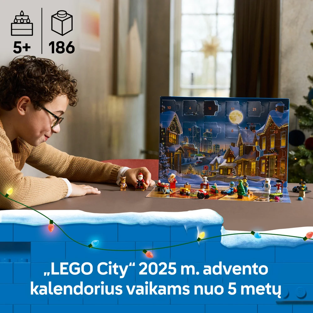 LEGO® City 2025 metų advento kalendorius (60475)