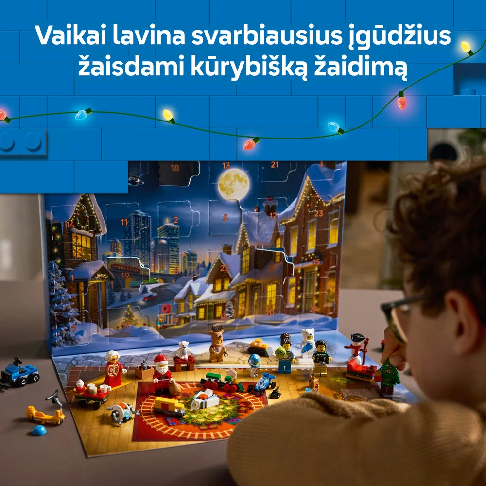 LEGO® City 2025 metų advento kalendorius (60475)