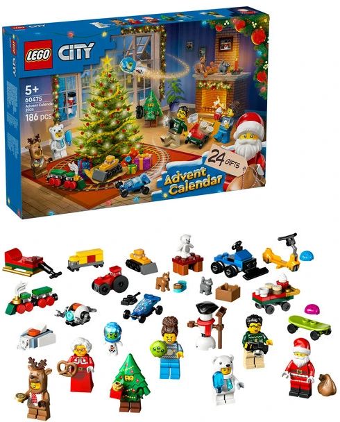 LEGO® City 2025 metų advento kalendorius (60475)