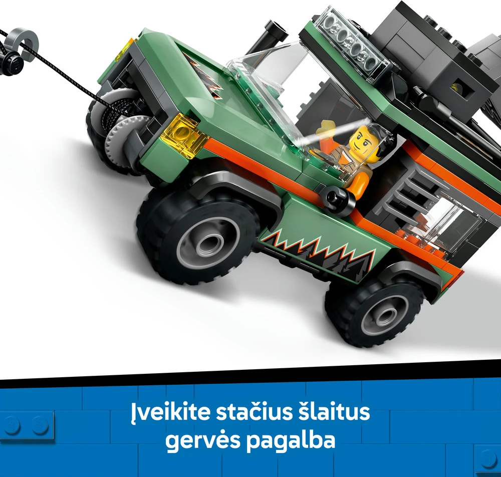 LEGO® City 4x4 kalnų visureigis (60447)