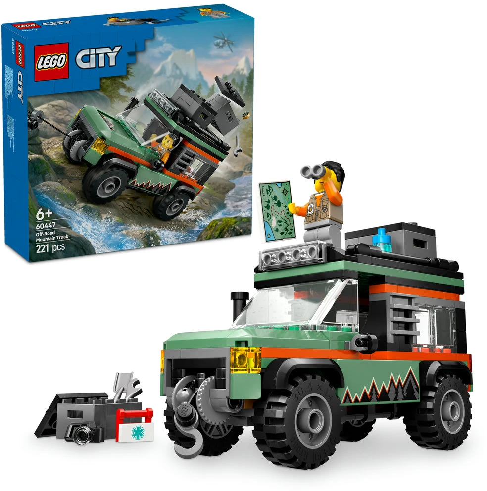 LEGO® City 4x4 kalnų visureigis (60447)