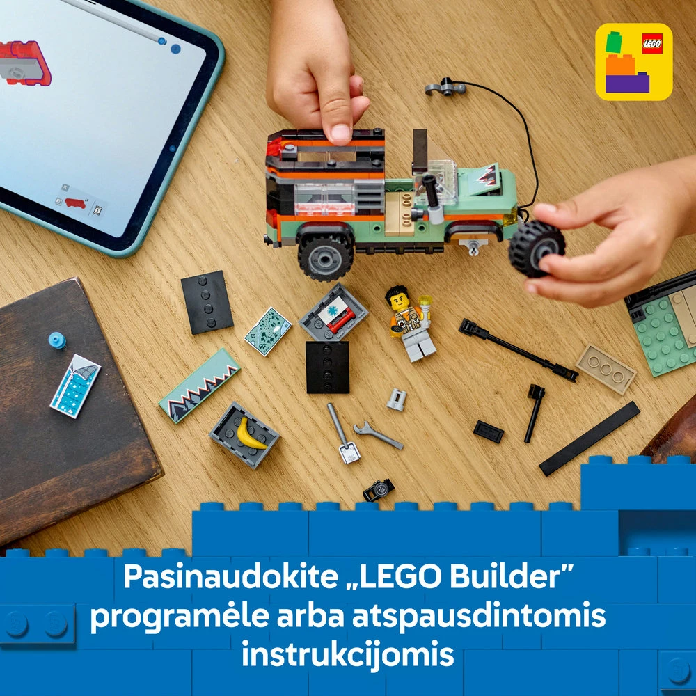 LEGO® City 4x4 kalnų visureigis (60447)