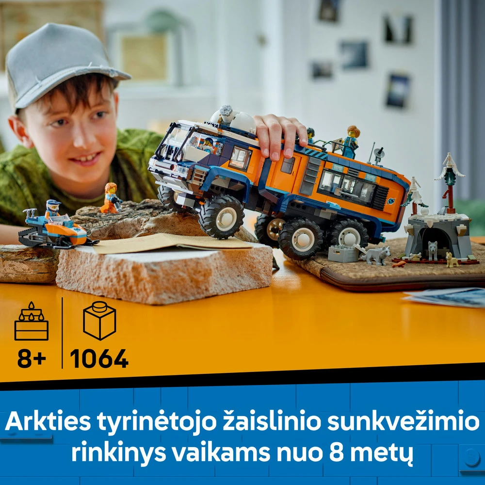 LEGO® City Arkties tyrinėtojų laboratorijos sunkvežimis 60471