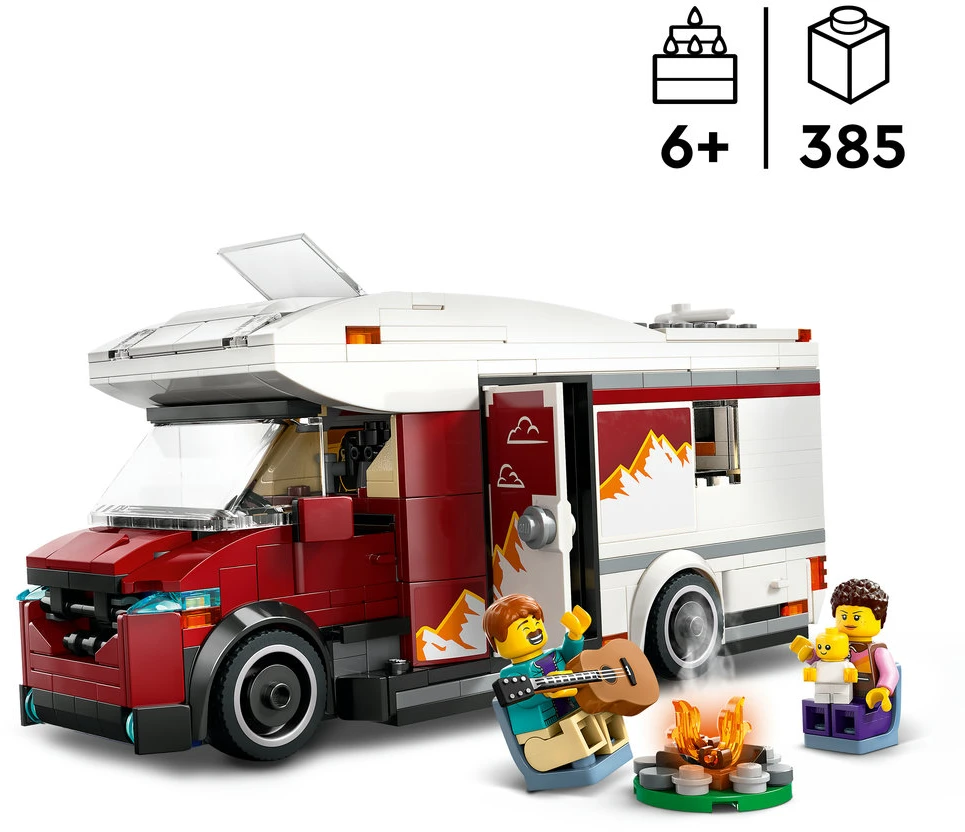 LEGO® City Atostogų nuotykių namelis ant ratų (60454)