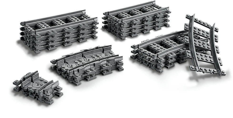 LEGO® City Bėgiai ir posūkiai (60205)