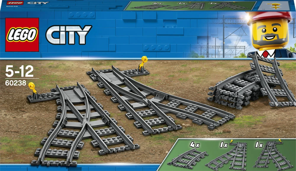LEGO® City Bėgių iešmai (60238)