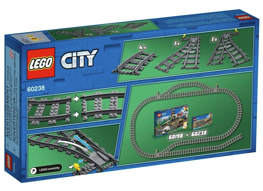 LEGO® City Bėgių iešmai (60238)