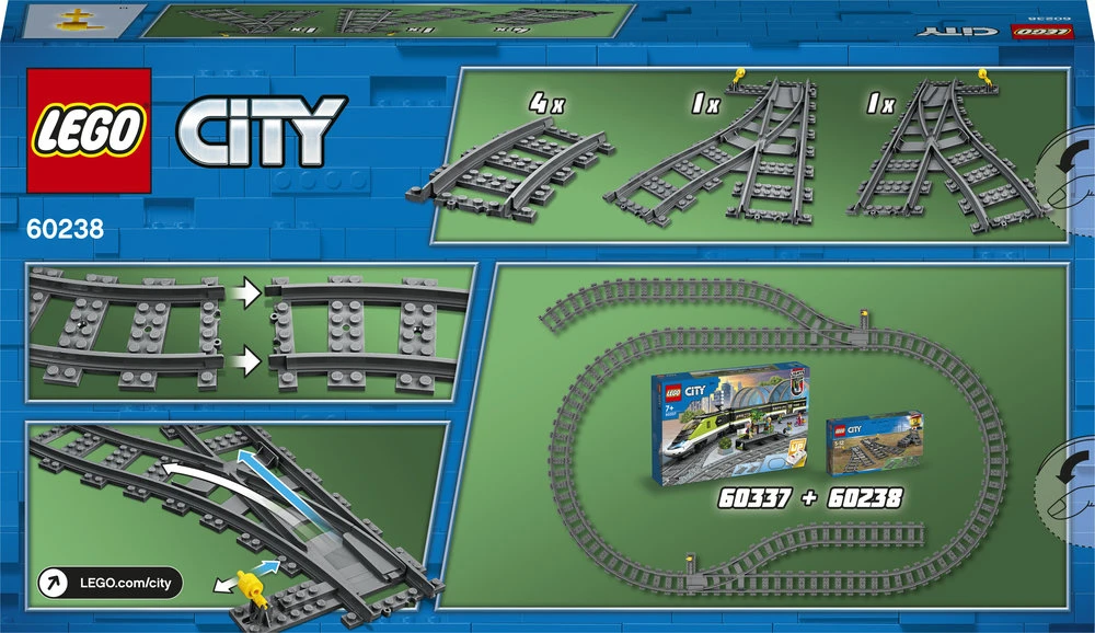 LEGO® City Bėgių iešmai (60238)